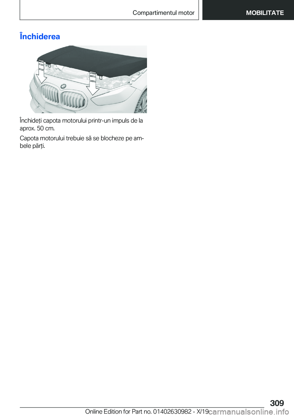 BMW 2 SERIES GRAN COUPE 2020  Ghiduri De Utilizare (in Romanian) �