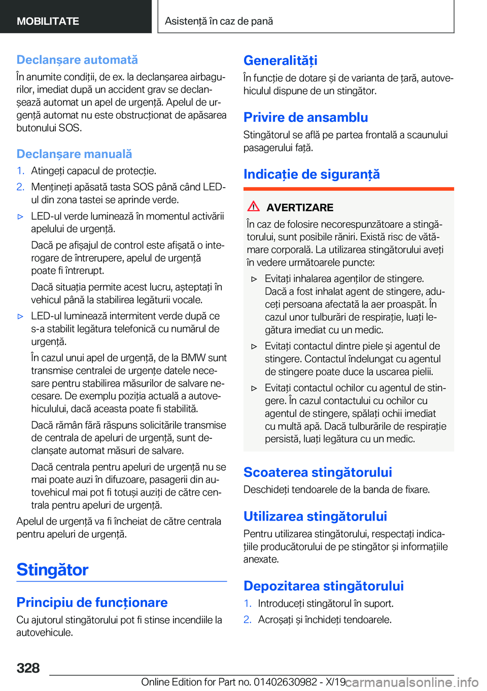 BMW 2 SERIES GRAN COUPE 2020  Ghiduri De Utilizare (in Romanian) �D�e�c�l�a�n&�a�r�e��a�u�t�o�m�a�t�
