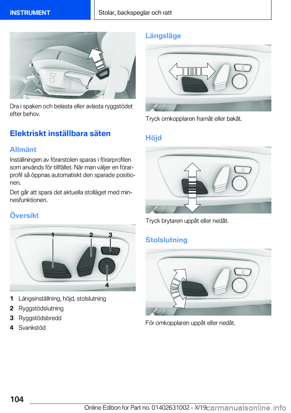 BMW 2 SERIES GRAN COUPE 2020  InstruktionsbÖcker (in Swedish) �D�r�a��i��s�p�a�k�e�n��o�c�h��b�e�l�a�s�t�a��e�l�l�e�r��a�v�l�a�s�t�a��r�y�g�g�s�t�