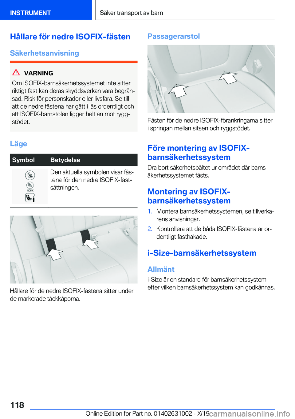 BMW 2 SERIES GRAN COUPE 2020  InstruktionsbÖcker (in Swedish) �H�å�l�l�a�r�e��f�