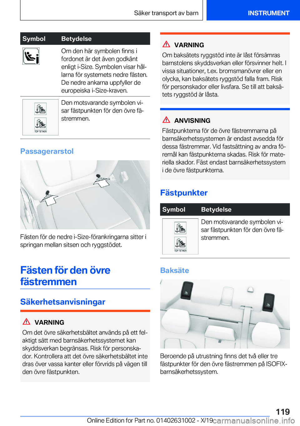 BMW 2 SERIES GRAN COUPE 2020  InstruktionsbÖcker (in Swedish) �S�y�m�b�o�l�B�e�t�y�d�e�l�s�e�O�m��d�e�n��h�ä�r��s�y�m�b�o�l�e�n��f�i�n�n�s��i
�f�o�r�d�o�n�e�t��ä�r��d�e�t��ä�v�e�n��g�o�d�k�ä�n�t
�e�n�l�i�g�t��i�-�S�i�z�e�.��S�y�m�b�o�l�e�n��v�i�s