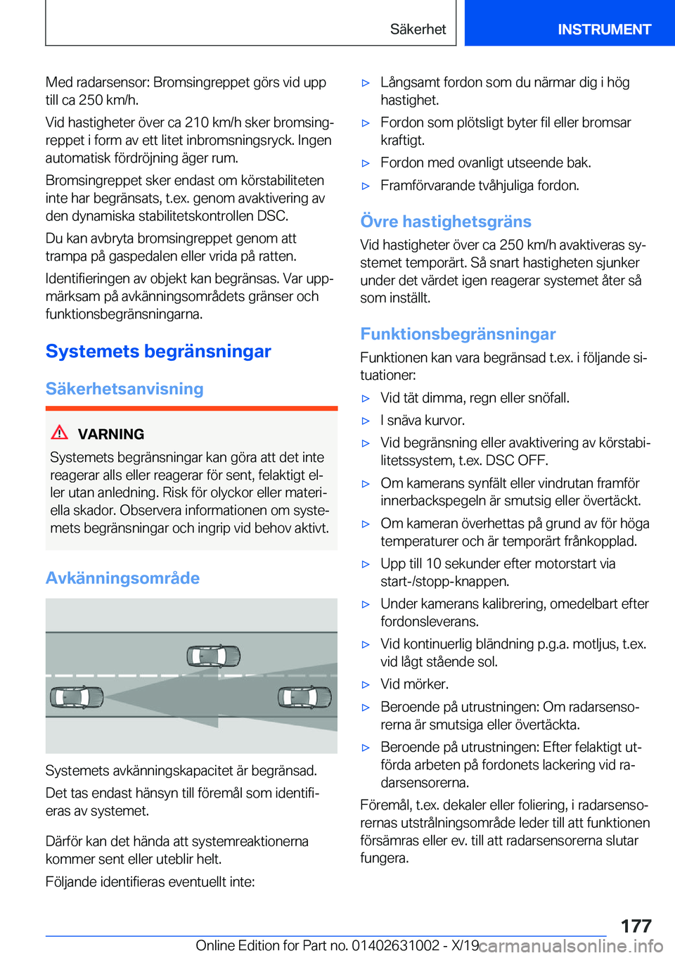 BMW 2 SERIES GRAN COUPE 2020  InstruktionsbÖcker (in Swedish) �M�e�d��r�a�d�a�r�s�e�n�s�o�r�:��B�r�o�m�s�i�n�g�r�e�p�p�e�t��g�