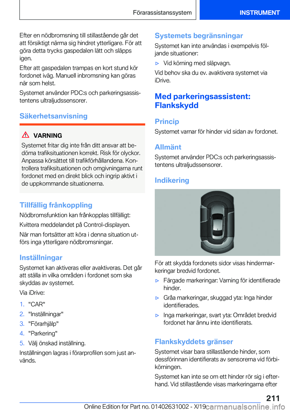 BMW 2 SERIES GRAN COUPE 2020  InstruktionsbÖcker (in Swedish) �E�f�t�e�r��e�n��n�