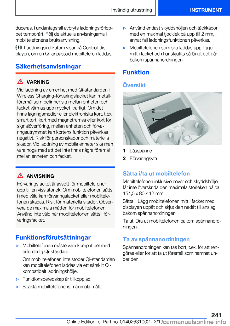 BMW 2 SERIES GRAN COUPE 2020  InstruktionsbÖcker (in Swedish) �d�u�c�e�r�a�s�,��i��u�n�d�a�n�t�a�g�s�f�a�l�l��a�v�b�r�y�t�s��l�a�d�d�n�i�n�g�s�f�