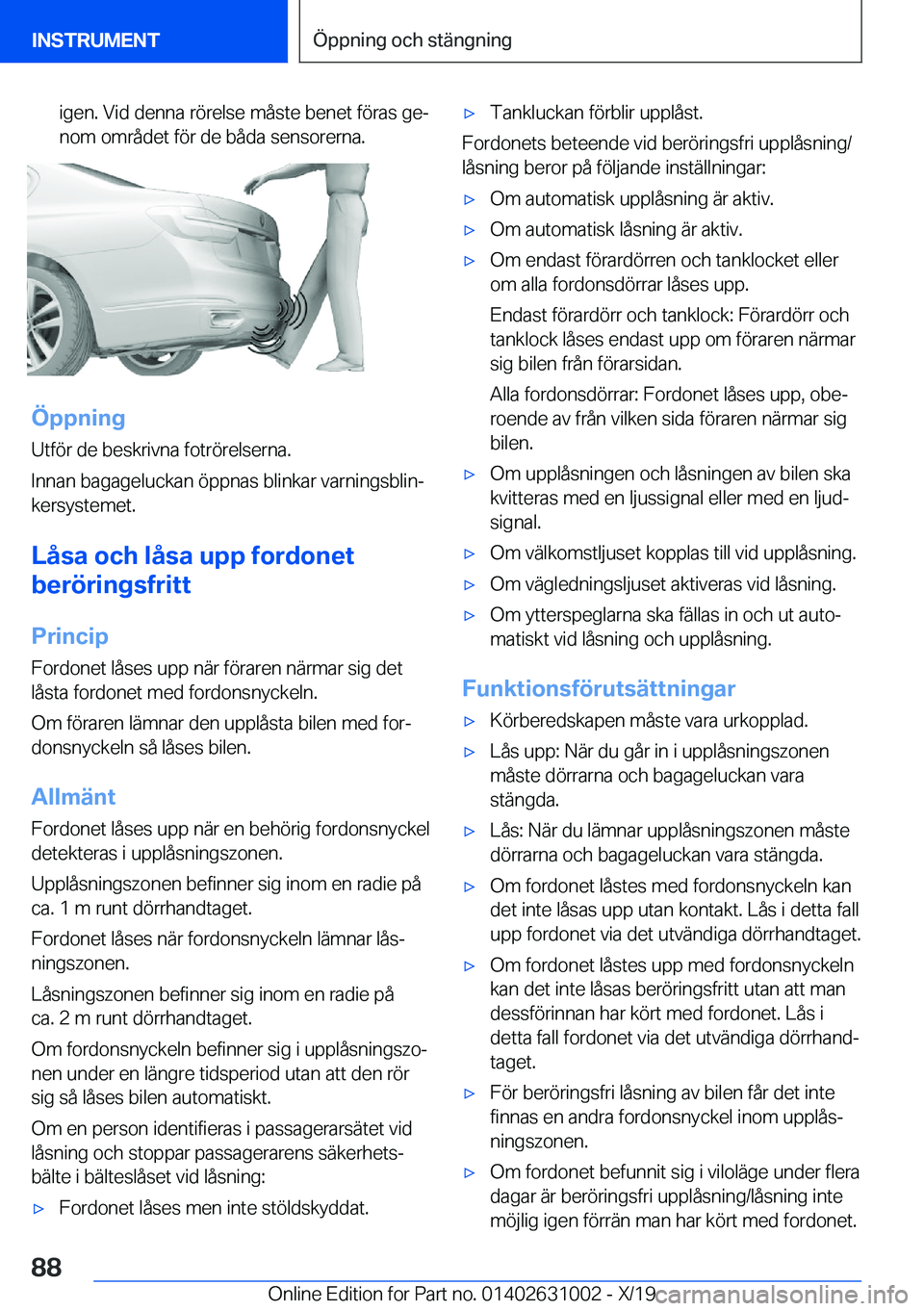 BMW 2 SERIES GRAN COUPE 2020  InstruktionsbÖcker (in Swedish) �i�g�e�n�.��V�i�d��d�e�n�n�a��r�