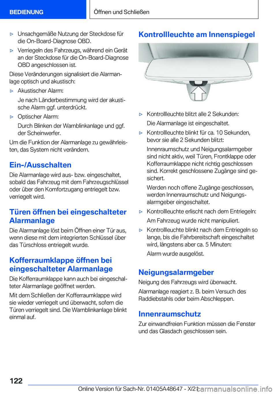 BMW 3 SERIES 2022  Betriebsanleitungen (in German) x�U�n�s�a�c�h�g�e�m�