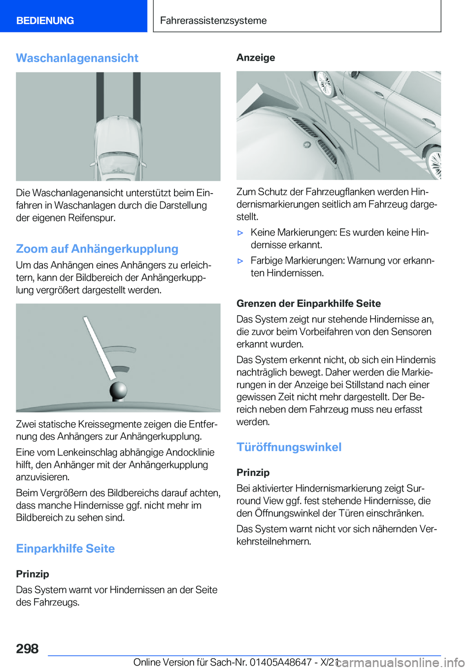 BMW 3 SERIES 2022  Betriebsanleitungen (in German) �W�a�s�c�h�a�n�l�a�g�e�n�a�n�s�i�c�h�t
�D�i�e��W�a�s�c�h�a�n�l�a�g�e�n�a�n�s�i�c�h�t��u�n�t�e�r�s�t�