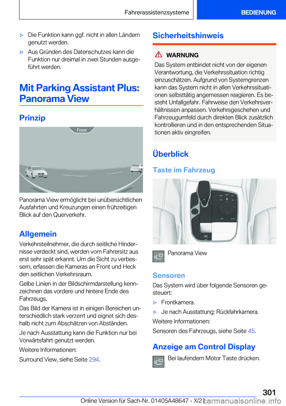 BMW 3 SERIES 2022  Betriebsanleitungen (in German) x�D�i�e��F�u�n�k�t�i�o�n��k�a�n�n��g�g�f�.��n�i�c�h�t��i�n��a�l�l�e�n��L�