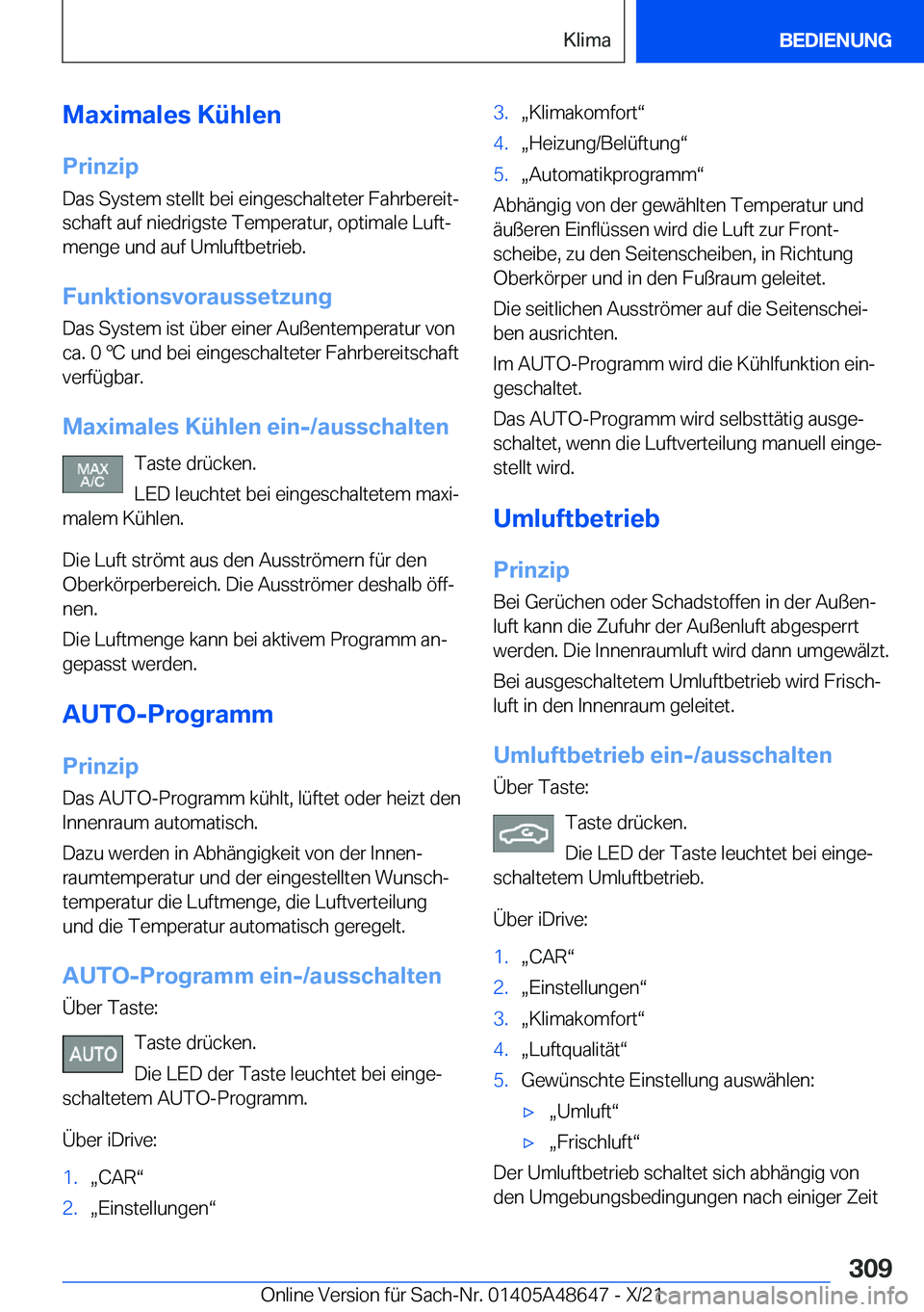 BMW 3 SERIES 2022  Betriebsanleitungen (in German) �M�a�x�i�m�a�l�e�s��K�