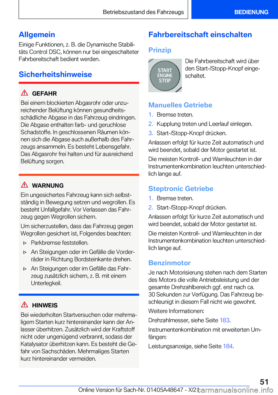 BMW 3 SERIES 2022  Betriebsanleitungen (in German) �A�l�l�g�e�m�e�i�n
�E�i�n�i�g�e��F�u�n�k�t�i�o�n�e�n�,��z�.��B�.��d�i�e��D�y�n�a�m�i�s�c�h�e��S�t�a�b�i�l�ij �t�