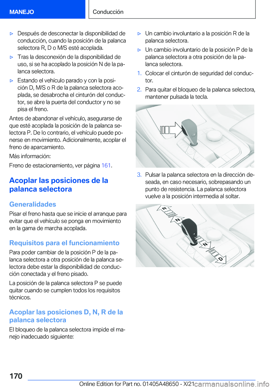 BMW 3 SERIES 2022  Manuales de Empleo (in Spanish) x�D�e�s�p�u�