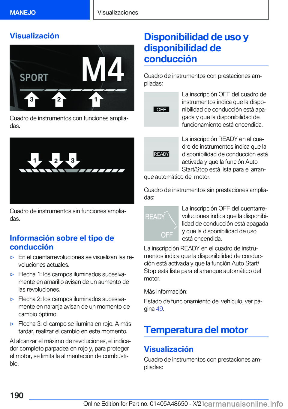 BMW 3 SERIES 2022  Manuales de Empleo (in Spanish) �V�i�s�u�a�l�i�z�a�c�i�