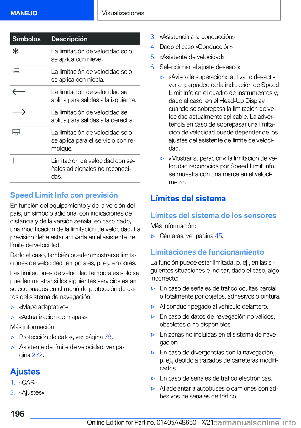 BMW 3 SERIES 2022  Manuales de Empleo (in Spanish) �S�