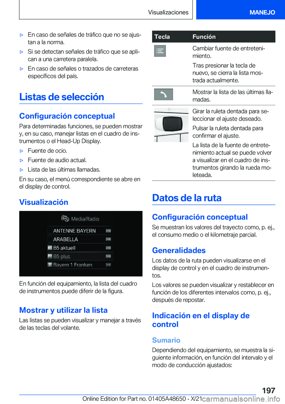 BMW 3 SERIES 2022  Manuales de Empleo (in Spanish) x�E�n��c�a�s�o��d�e��s�e�