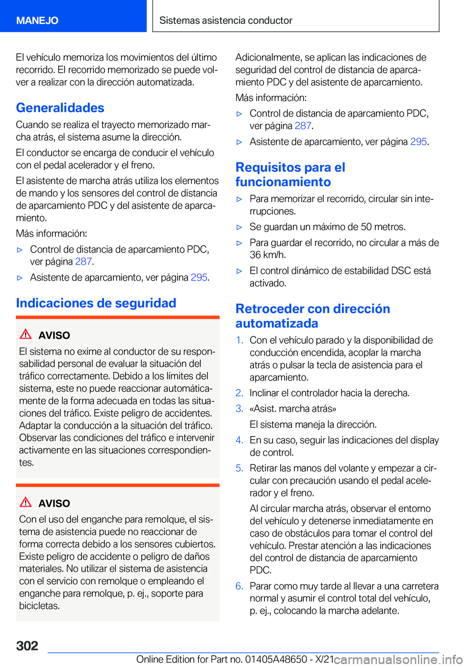 BMW 3 SERIES 2022  Manuales de Empleo (in Spanish) �E�l��v�e�h�