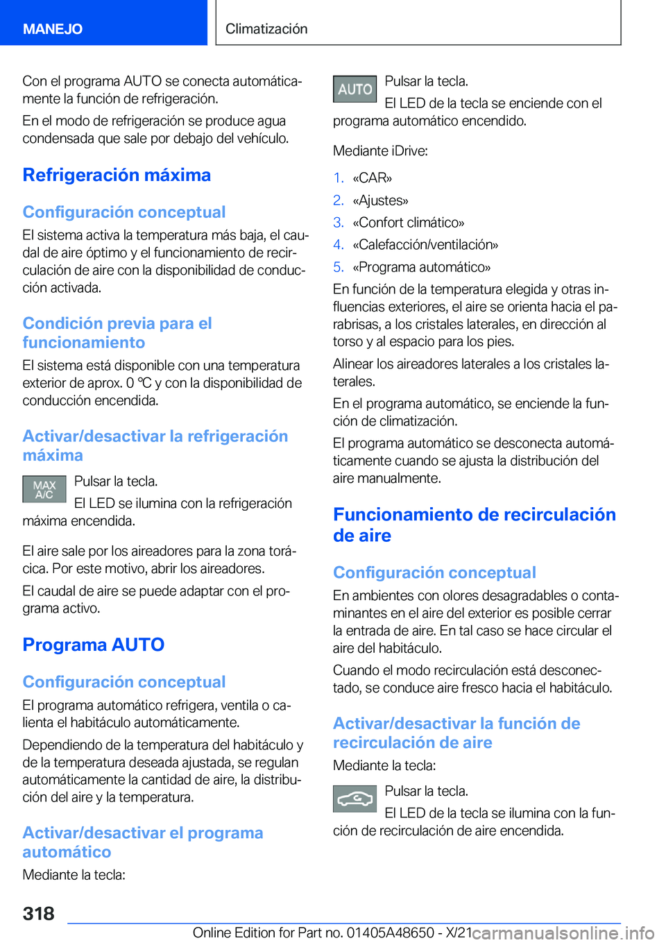 BMW 3 SERIES 2022  Manuales de Empleo (in Spanish) �C�o�n��e�l��p�r�o�g�r�a�m�a��A�U�T�O��s�e��c�o�n�e�c�t�a��a�u�t�o�m�