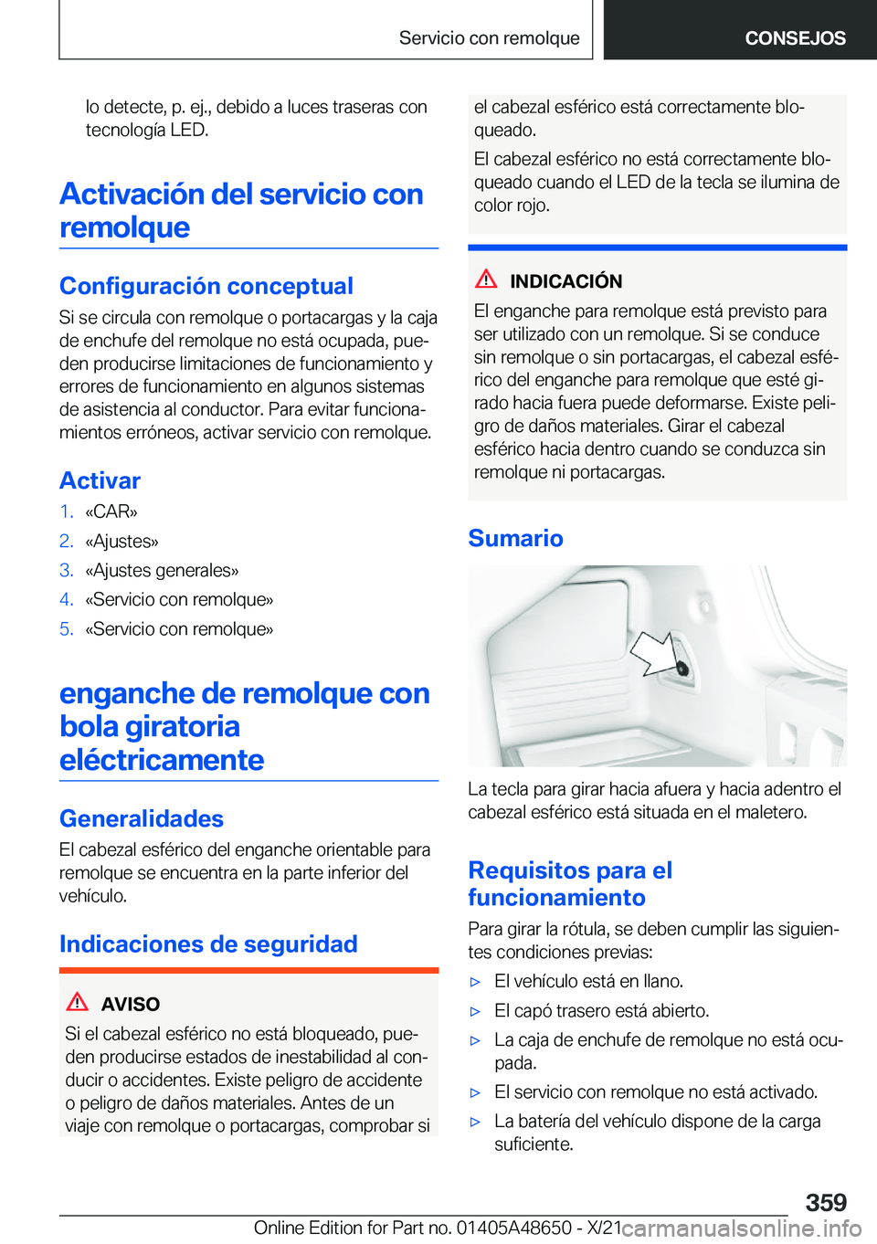 BMW 3 SERIES 2022  Manuales de Empleo (in Spanish) �l�o��d�e�t�e�c�t�e�,��p�.��e�j�.�,��d�e�b�i�d�o��a��l�u�c�e�s��t�r�a�s�e�r�a�s��c�o�n
�t�e�c�n�o�l�o�g�