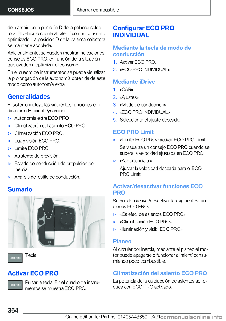 BMW 3 SERIES 2022  Manuales de Empleo (in Spanish) �d�e�l��c�a�m�b�i�o��e�n��l�a��p�o�s�i�c�i�