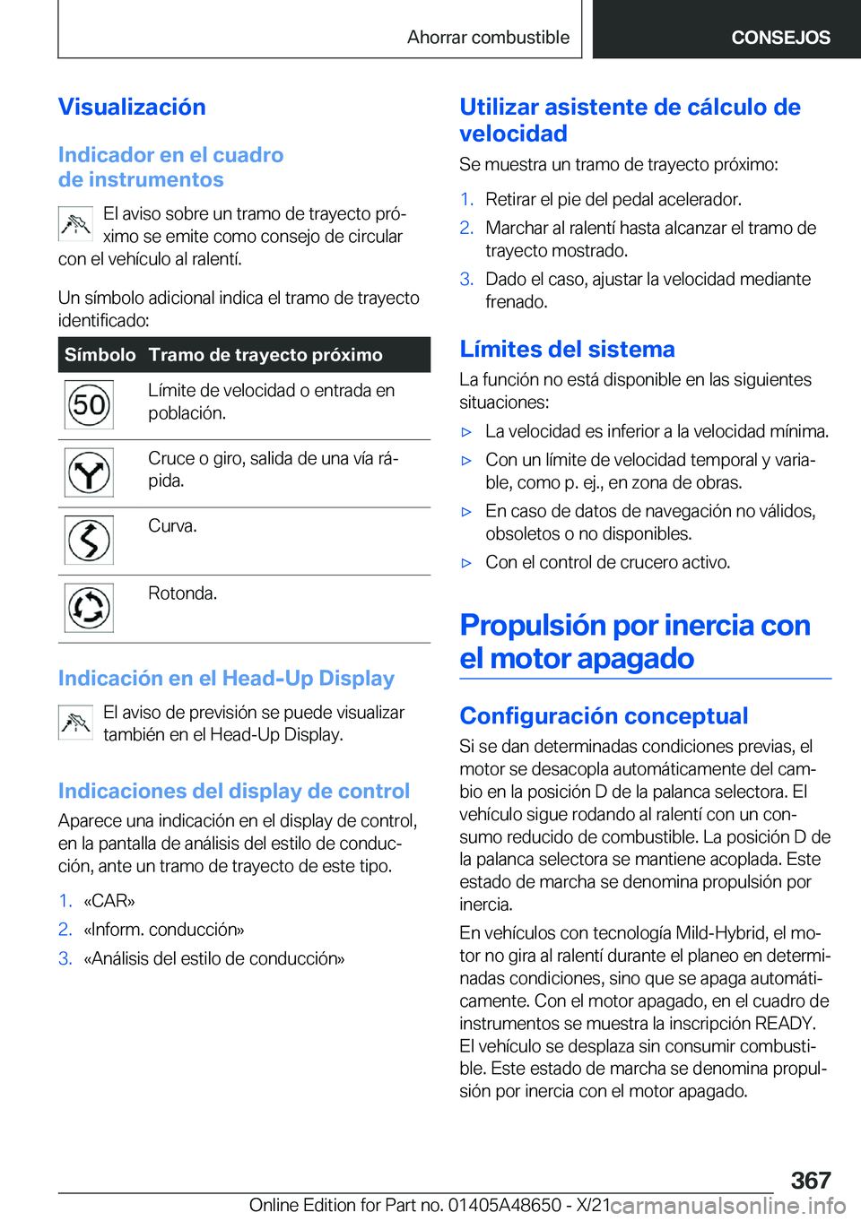 BMW 3 SERIES 2022  Manuales de Empleo (in Spanish) �V�i�s�u�a�l�i�z�a�c�i�