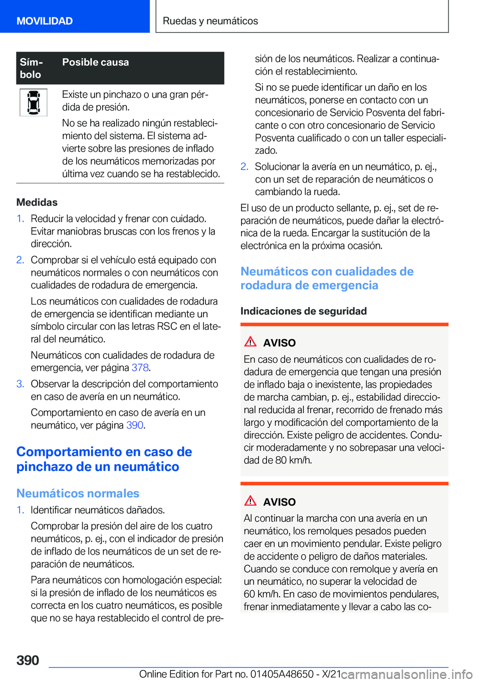 BMW 3 SERIES 2022  Manuales de Empleo (in Spanish) �S�