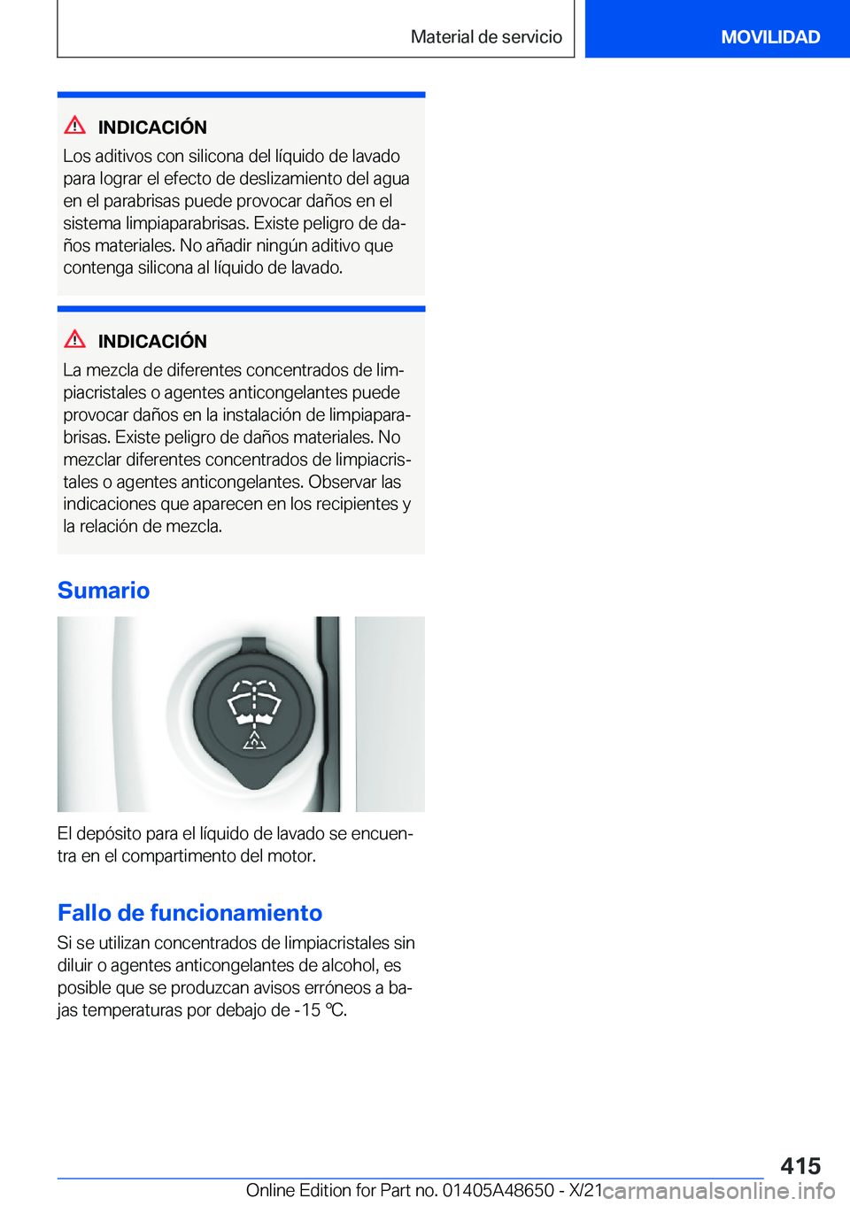 BMW 3 SERIES 2022  Manuales de Empleo (in Spanish) �I�N�D�I�C�A�C�I�