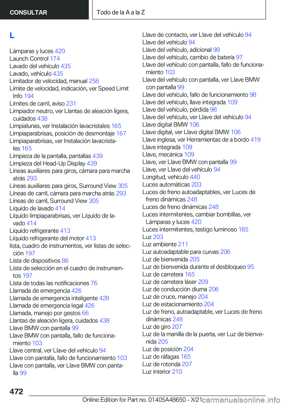 BMW 3 SERIES 2022  Manuales de Empleo (in Spanish) �L�L�