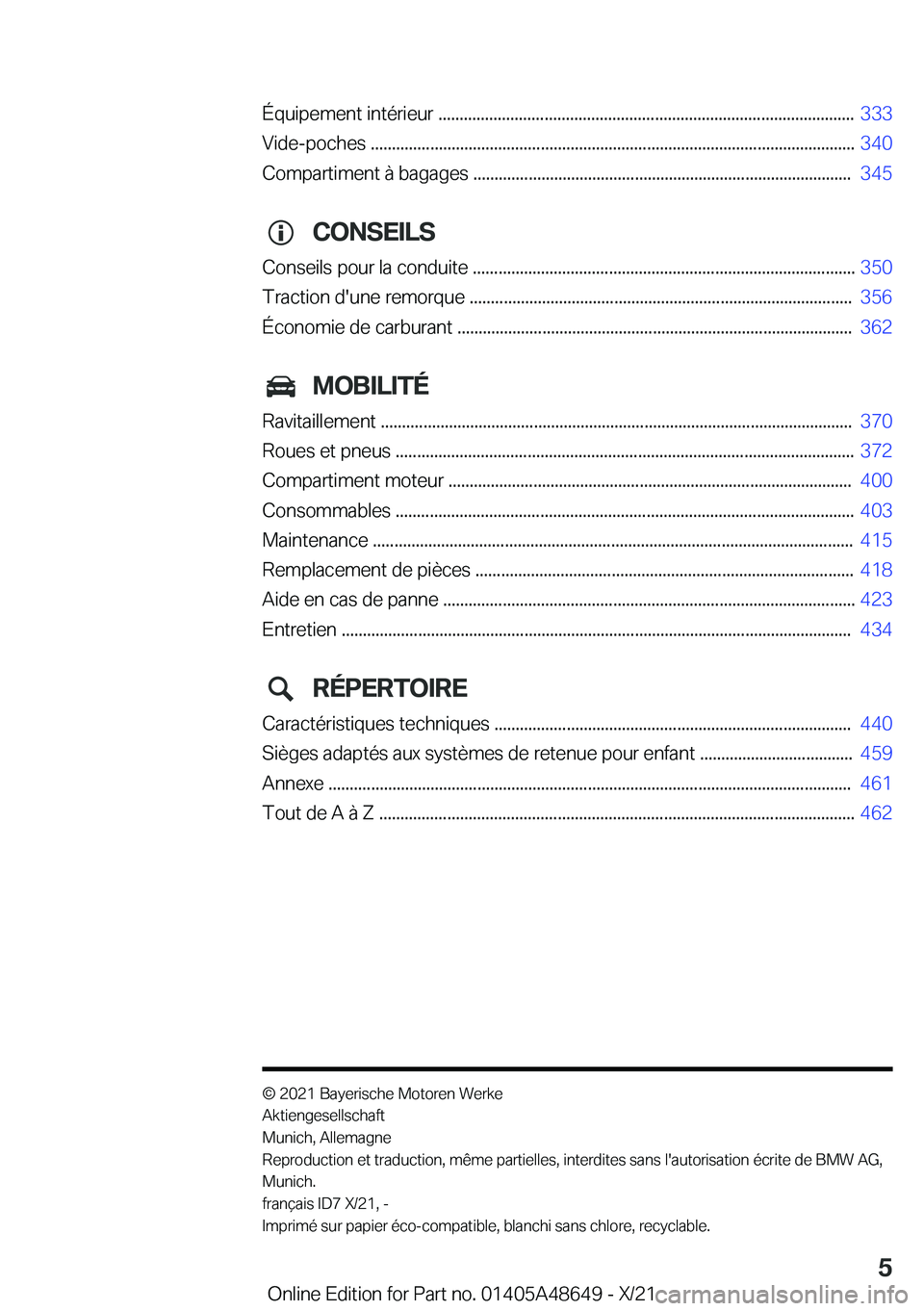 BMW 3 SERIES 2022  Notices Demploi (in French) �É�q�u�i�p�e�m�e�n�t��i�n�t�é�r�i�e�u�r��.�.�.�.�.�.�.�.�.�.�.�.�.�.�.�.�.�.�.�.�.�.�.�.�.�.�.�.�.�.�.�.�.�.�.�.�.�.�.�.�.�.�.�.�.�.�.�.�.�.�.�.�.�.�.�.�.�.�.�.�.�.�.�.�.�.�.�.�.�.�.�.�.�.�.�.�.�.