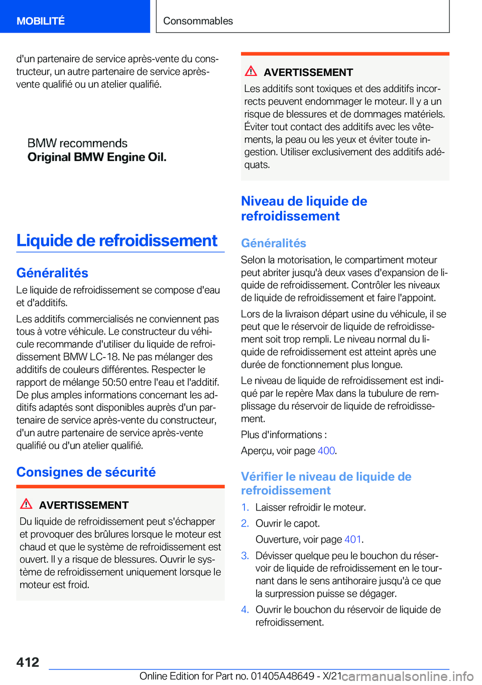 BMW 3 SERIES 2022  Notices Demploi (in French) �d�'�u�n��p�a�r�t�e�n�a�i�r�e��d�e��s�e�r�v�i�c�e��a�p�r�è�s�-�v�e�n�t�e��d�u��c�o�n�sj
�t�r�u�c�t�e�u�r�,��u�n��a�u�t�r�e��p�a�r�t�e�n�a�i�r�e��d�e��s�e�r�v�i�c�e��a�p�r�è�s�-
�v�e