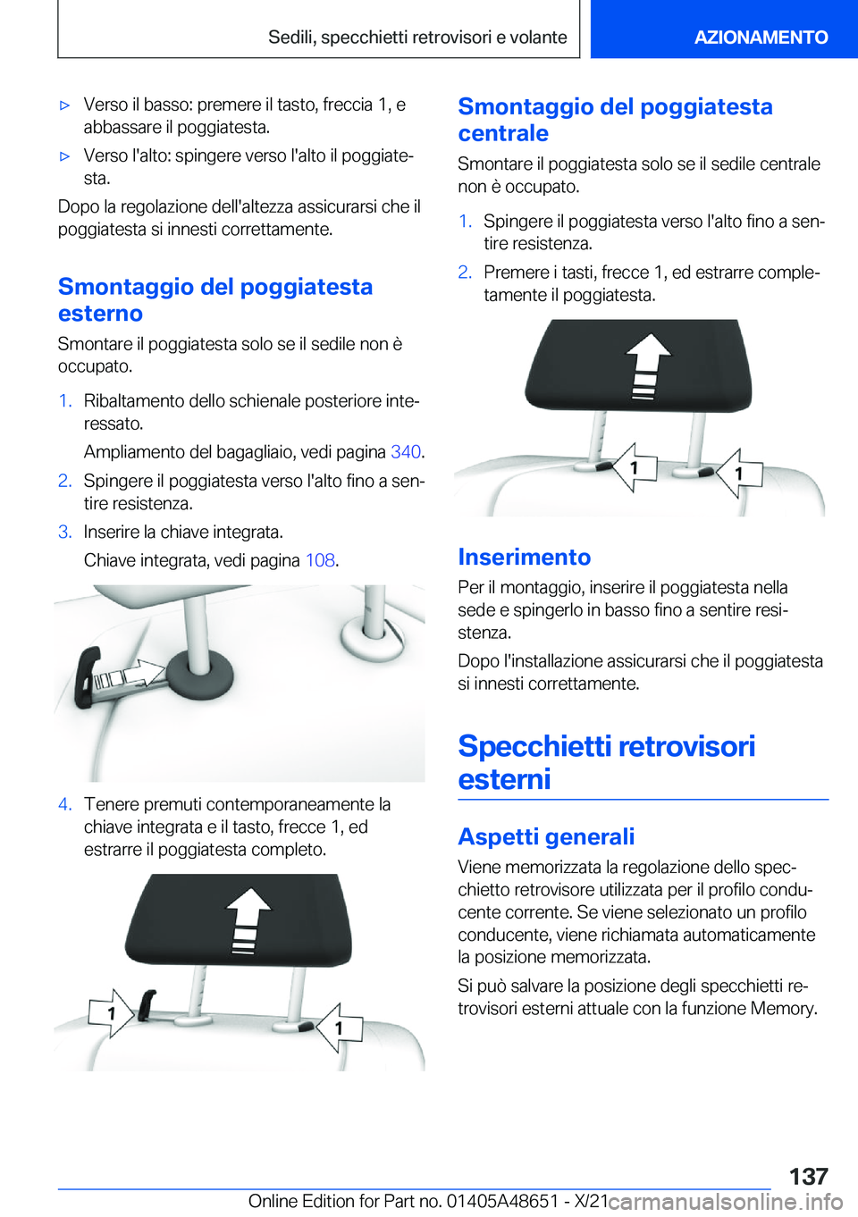 BMW 3 SERIES 2022  Libretti Di Uso E manutenzione (in Italian) 'x�V�e�r�s�o��i�l��b�a�s�s�o�:��p�r�e�m�e�r�e��i�l��t�a�s�t�o�,��f�r�e�c�c�i�a��1�,��e
�a�b�b�a�s�s�a�r�e��i�l��p�o�g�g�i�a�t�e�s�t�a�.'x�V�e�r�s�o��l�'�a�l�t�o�:��s�p�i�n�g�e�