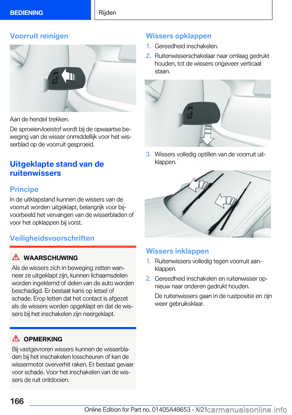 BMW 3 SERIES 2022  Instructieboekjes (in Dutch) �V�o�o�r�r�u�i�t��r�e�i�n�i�g�e�n
�A�a�n��d�e��h�e�n�d�e�l��t�r�e�k�k�e�n�.
�D�e��s�p�r�o�e�i�e�r�v�l�o�e�i�s�t�o�f��w�o�r�d�t��b�i�j��d�e��o�p�w�a�a�r�t�s�e��b�ej
�w�e�g�i�n�g��v�a�n��d�