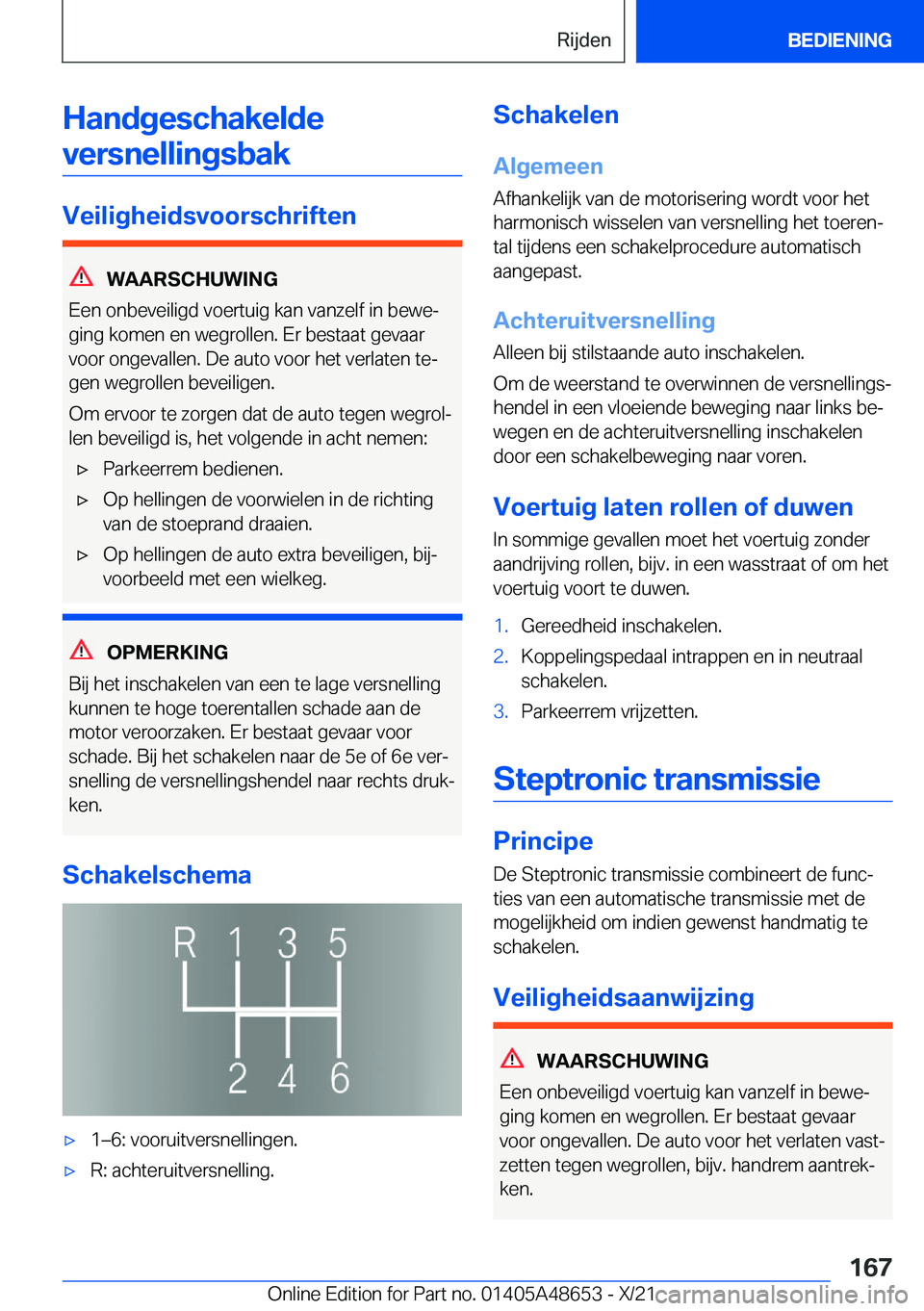 BMW 3 SERIES 2022  Instructieboekjes (in Dutch) �H�a�n�d�g�e�s�c�h�a�k�e�l�d�e�v�e�r�s�n�e�l�l�i�n�g�s�b�a�k
�V�e�i�l�i�g�h�e�i�d�s�v�o�o�r�s�c�h�r�i�f�t�e�n
�W�A�A�R�S�C�H�U�W�I�N�G
�E�e�n��o�n�b�e�v�e�i�l�i�g�d��v�o�e�r�t�u�i�g��k�a�n��v�a�n�