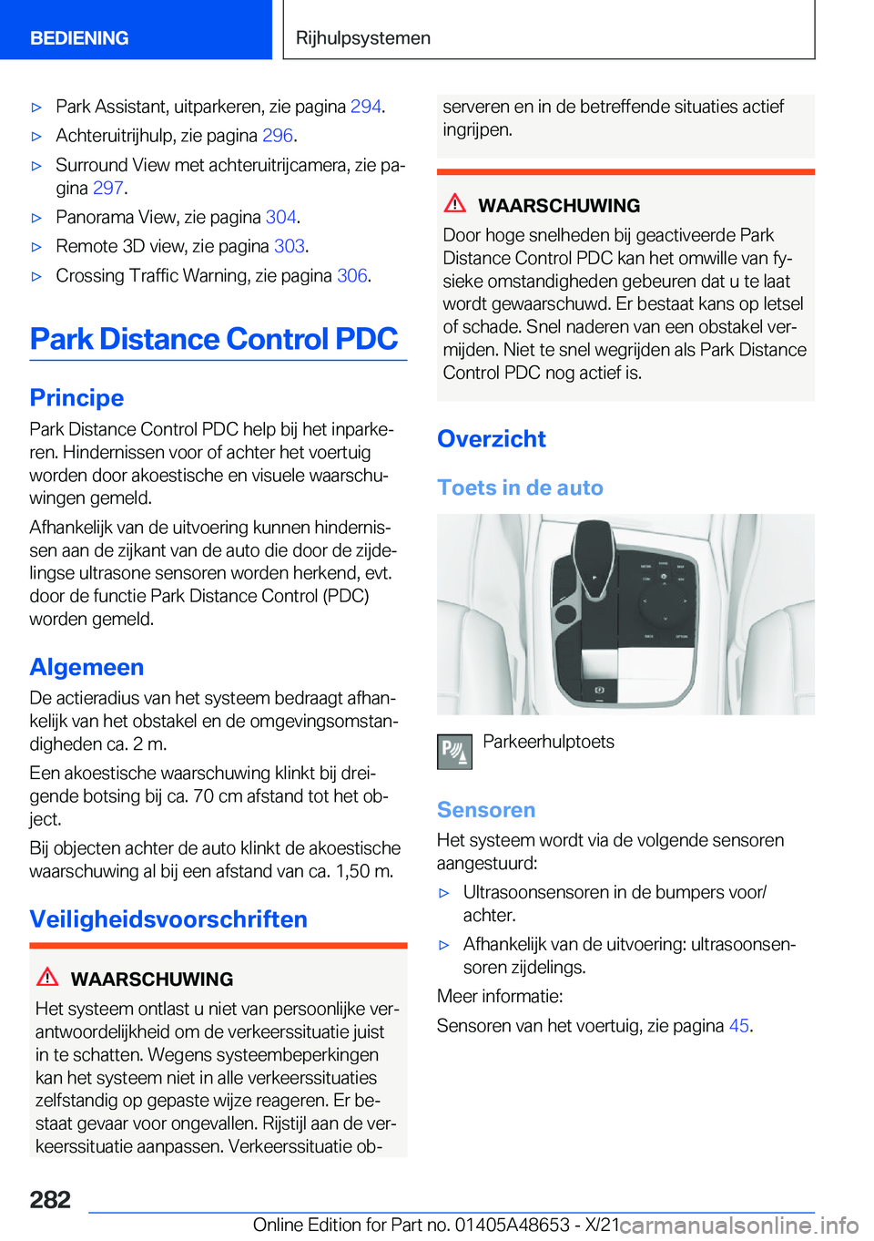 BMW 3 SERIES 2022  Instructieboekjes (in Dutch) 'x�P�a�r�k��A�s�s�i�s�t�a�n�t�,��u�i�t�p�a�r�k�e�r�e�n�,��z�i�e��p�a�g�i�n�a��2�9�4�.'x�A�c�h�t�e�r�u�i�t�r�i�j�h�u�l�p�,��z�i�e��p�a�g�i�n�a� �2�9�6�.'x�S�u�r�r�o�u�n�d��V�i�e�w�