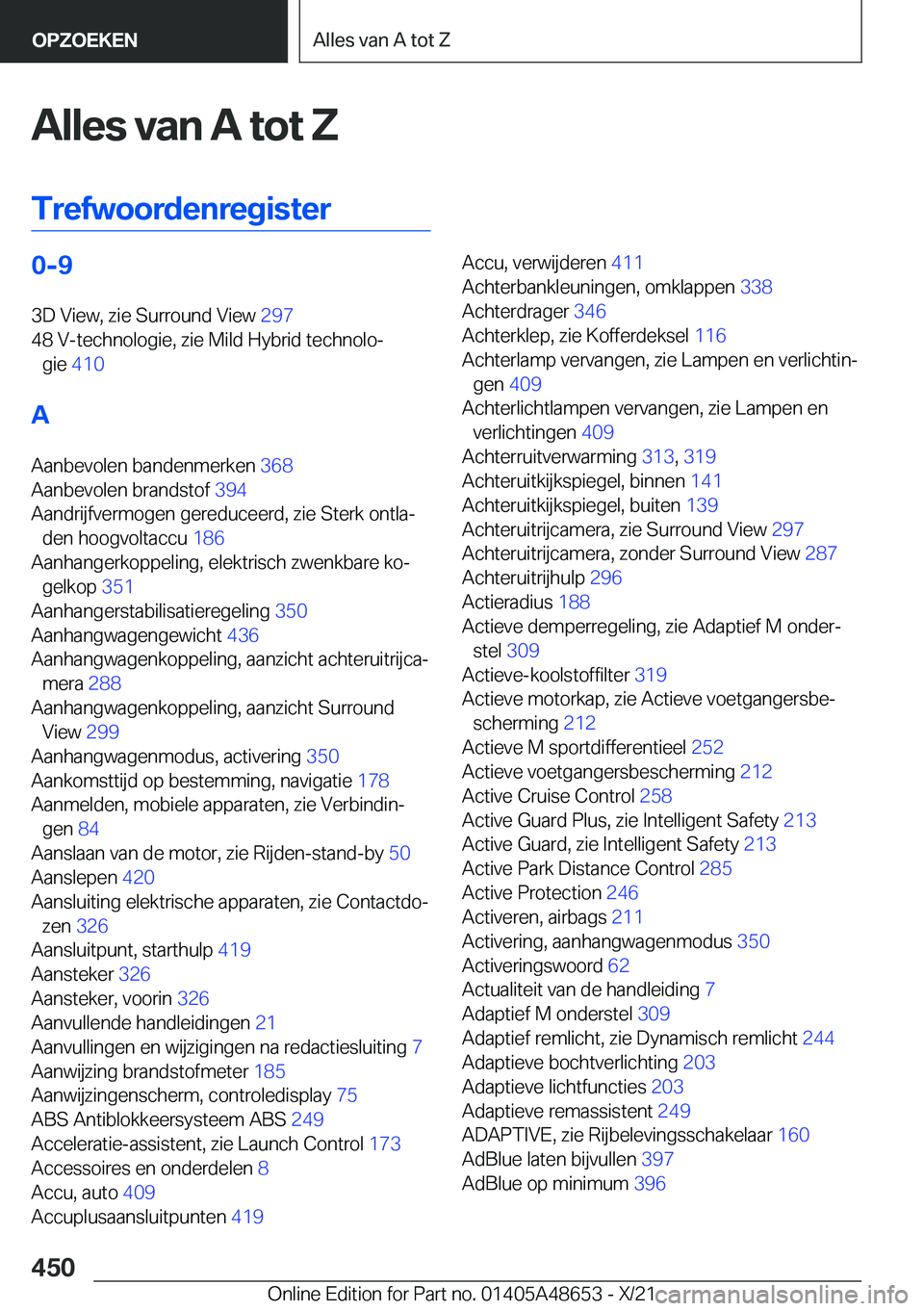BMW 3 SERIES 2022  Instructieboekjes (in Dutch) �A�l�l�e�s��v�a�n��A��t�o�t��Z
�T�r�e�f�w�o�o�r�d�e�n�r�e�g�i�s�t�e�r�0�-�9
�3�D��V�i�e�w�,��z�i�e��S�u�r�r�o�u�n�d��V�i�e�w� �2�9�7�
�4�8��V�-�t�e�c�h�n�o�l�o�g�i�e�,��z�i�e��M�i�l�d��H