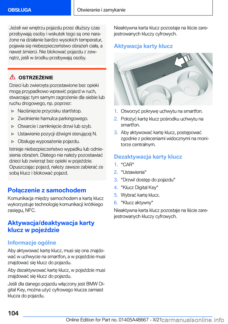BMW 3 SERIES 2022  Instrukcja obsługi (in Polish) �J�e9�e�l�i��w�e��w�n�
