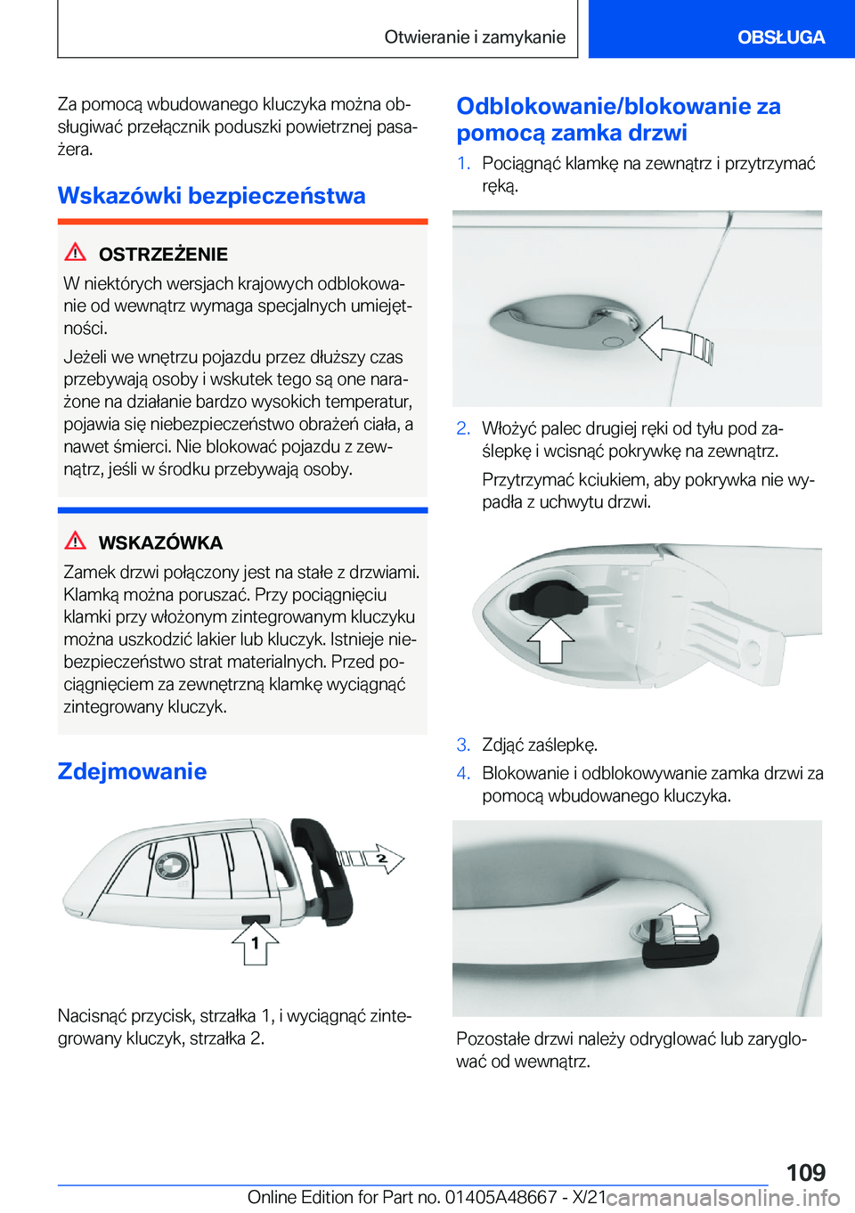 BMW 3 SERIES 2022  Instrukcja obsługi (in Polish) �Z�a��p�o�m�o�c�