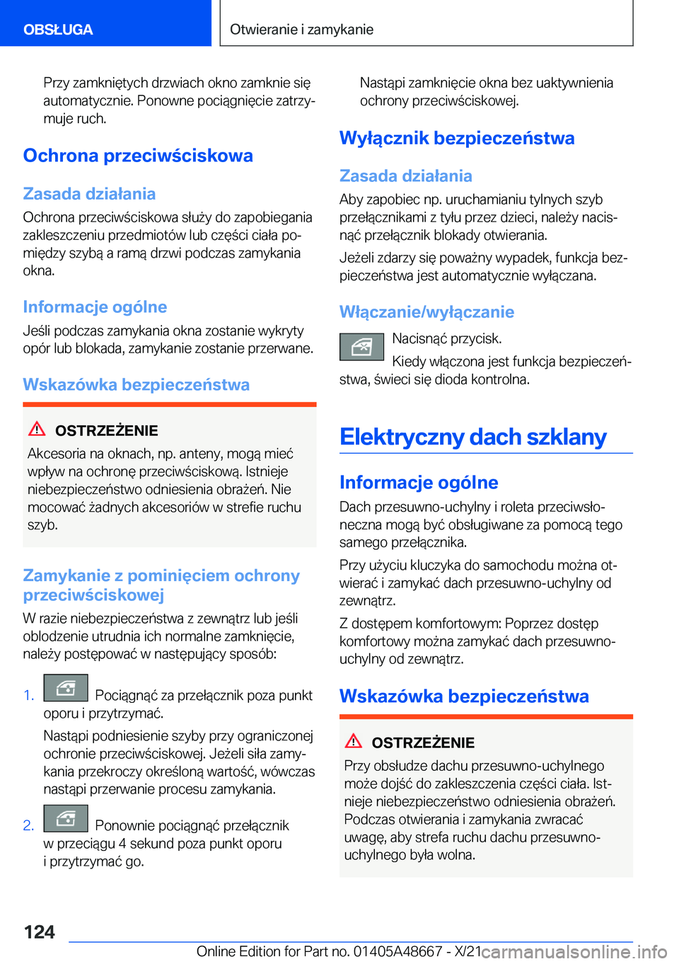 BMW 3 SERIES 2022  Instrukcja obsługi (in Polish) �P�r�z�y��z�a�m�k�n�i�