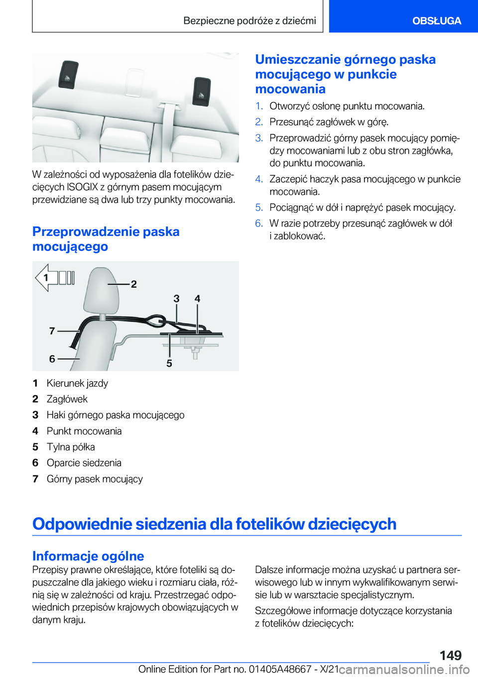 BMW 3 SERIES 2022  Instrukcja obsługi (in Polish) �W��z�a�l�e9�n�o�c�i��o�d��w�y�p�o�s�a9�e�n�i�a��d�l�a��f�o�t�e�l�i�k�