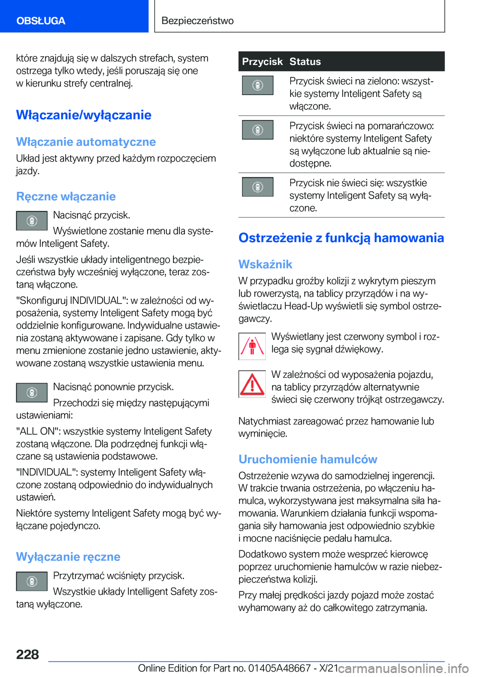 BMW 3 SERIES 2022  Instrukcja obsługi (in Polish) �k�t�