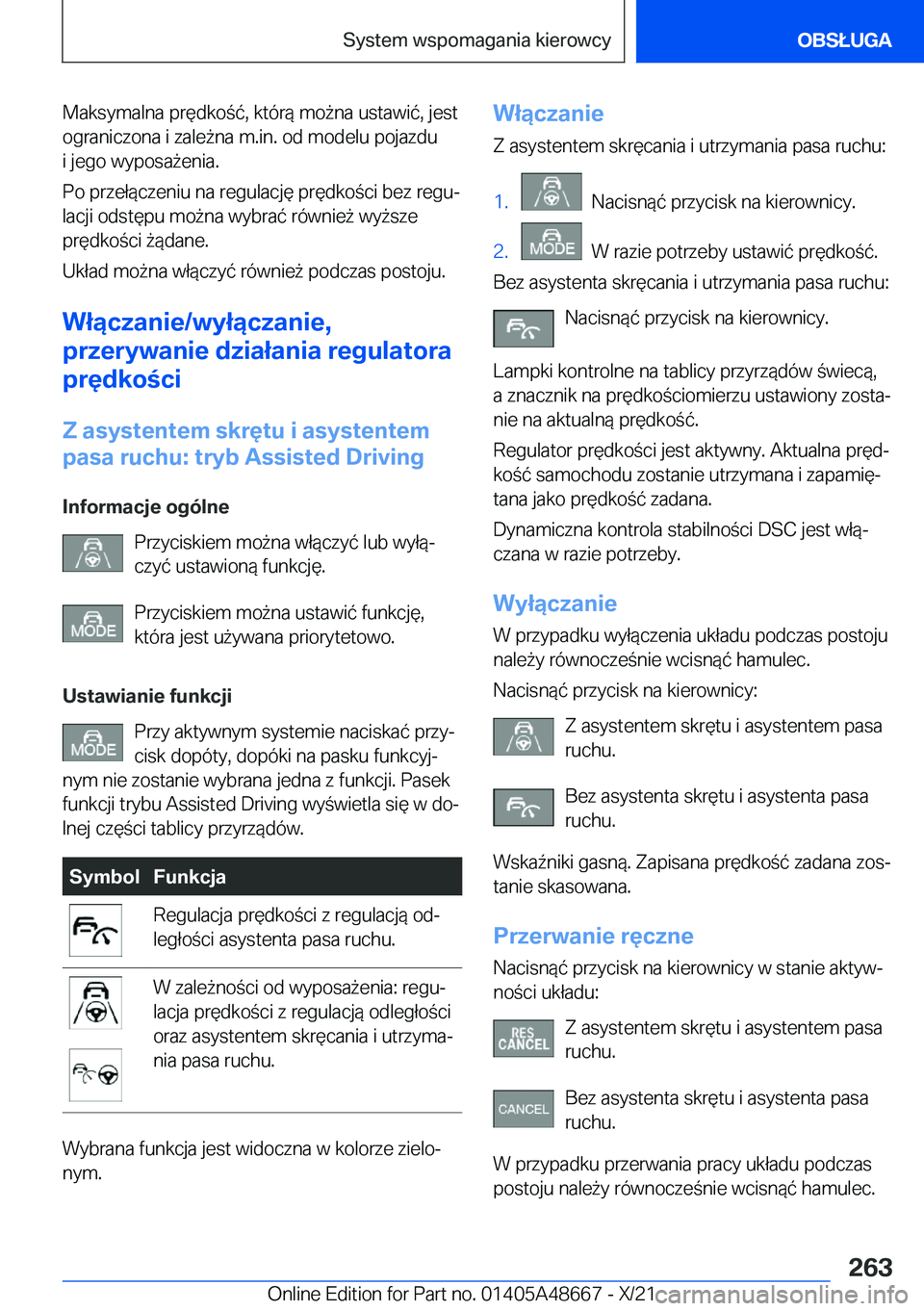 BMW 3 SERIES 2022  Instrukcja obsługi (in Polish) �M�a�k�s�y�m�a�l�n�a��p�r�