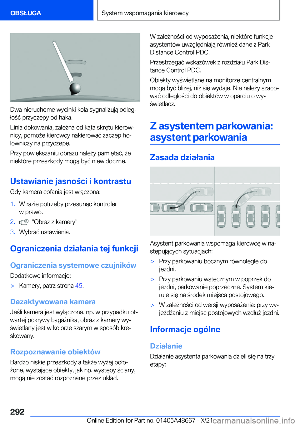 BMW 3 SERIES 2022  Instrukcja obsługi (in Polish) �D�w�a��n�i�e�r�u�c�h�o�m�e��w�y�c�i�n�k�i��k�o�ł�a��s�y�g�n�a�l�i�z�u�j�