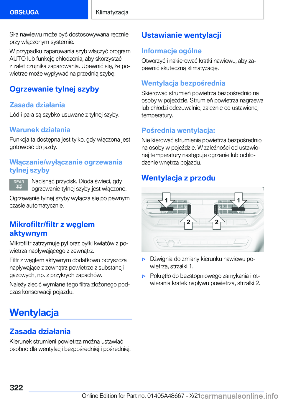 BMW 3 SERIES 2022  Instrukcja obsługi (in Polish) �S�i�ł�a��n�a�w�i�e�w�u��m�o9�e��b�y�