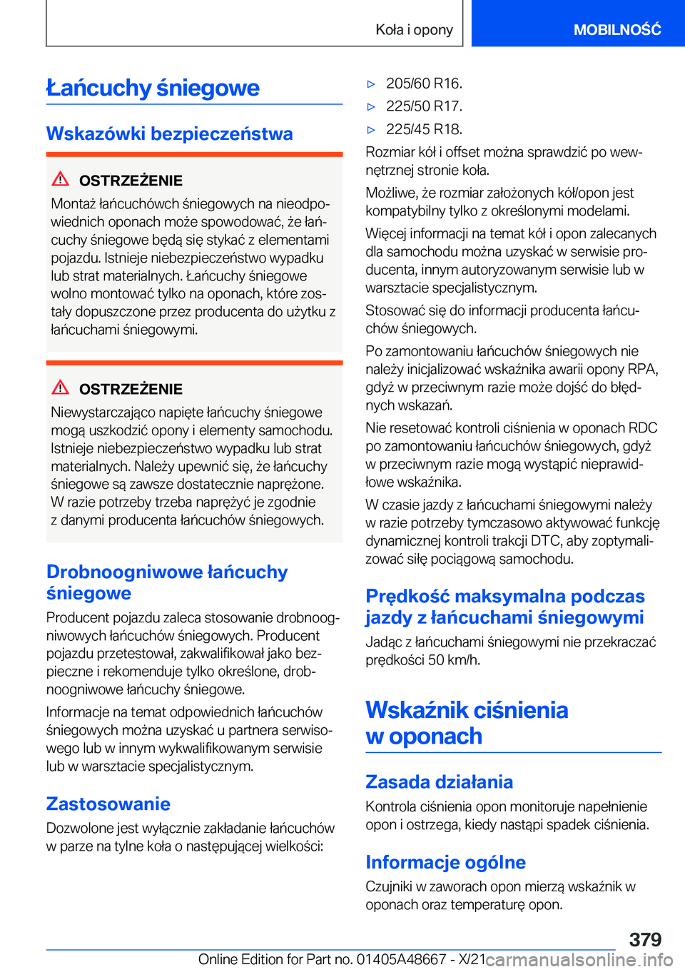 BMW 3 SERIES 2022  Instrukcja obsługi (in Polish) �Ł�a�