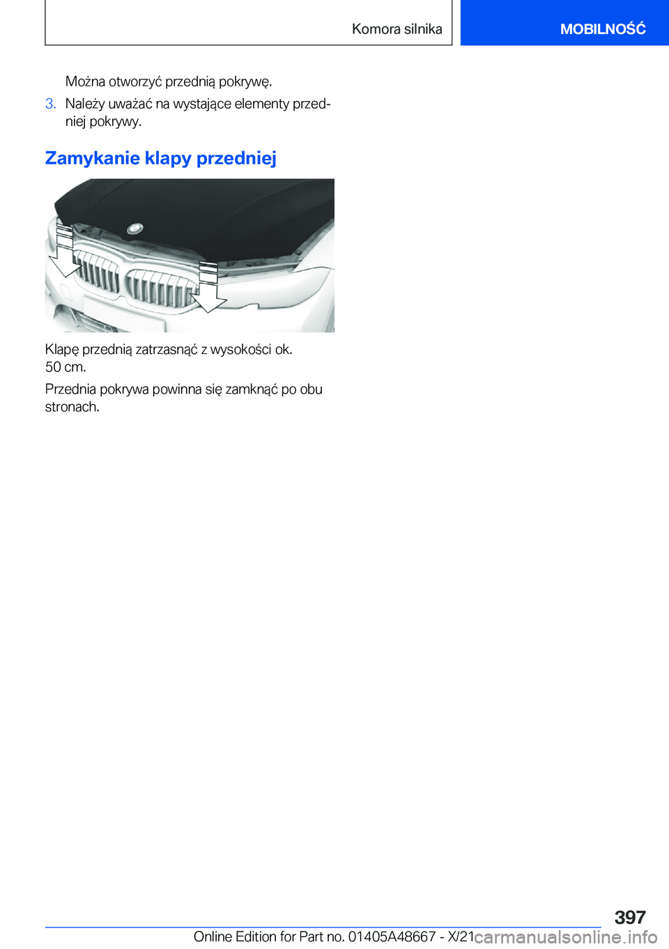 BMW 3 SERIES 2022  Instrukcja obsługi (in Polish) �M�o9�n�a��o�t�w�o�r�z�y�