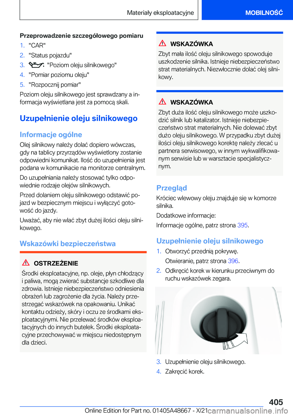 BMW 3 SERIES 2022  Instrukcja obsługi (in Polish) �P�r�z�e�p�r�o�w�a�d�z�e�n�i�e��s�z�c�z�e�g�