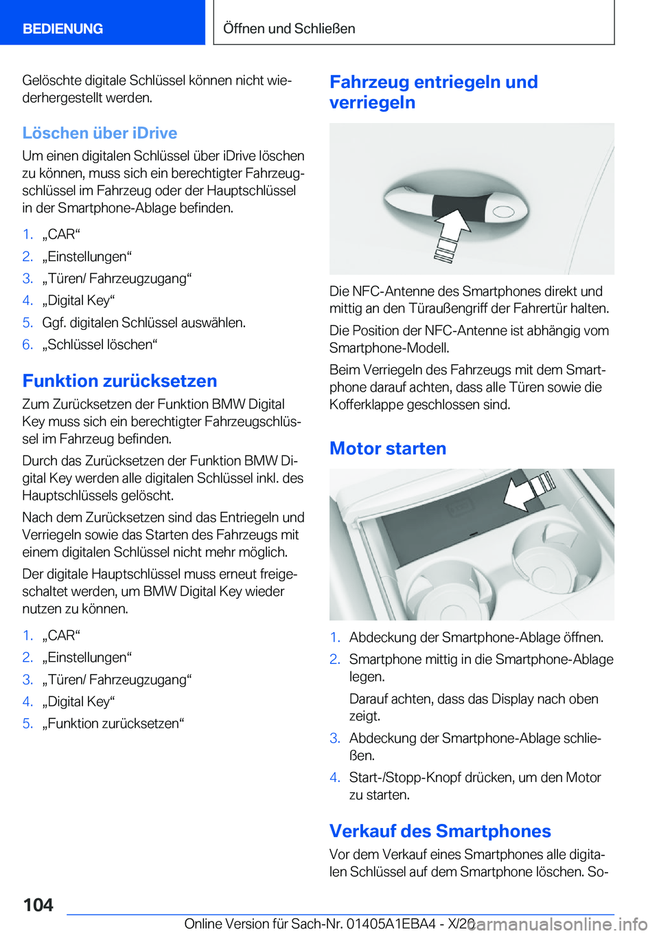 BMW 3 SERIES 2021  Betriebsanleitungen (in German) �G�e�l�