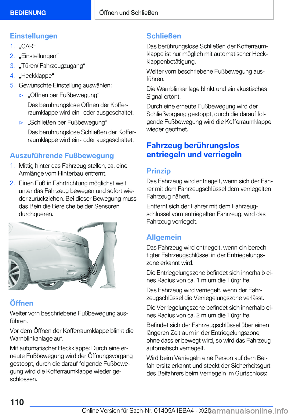 BMW 3 SERIES 2021  Betriebsanleitungen (in German) �E�i�n�s�t�e�l�l�u�n�g�e�n�1�.x�C�A�Rv�2�.x�E�i�n�s�t�e�l�l�u�n�g�e�nv�3�.x�T�