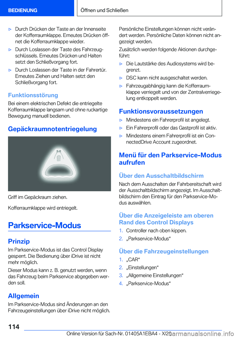 BMW 3 SERIES 2021  Betriebsanleitungen (in German) x�D�u�r�c�h��D�r�