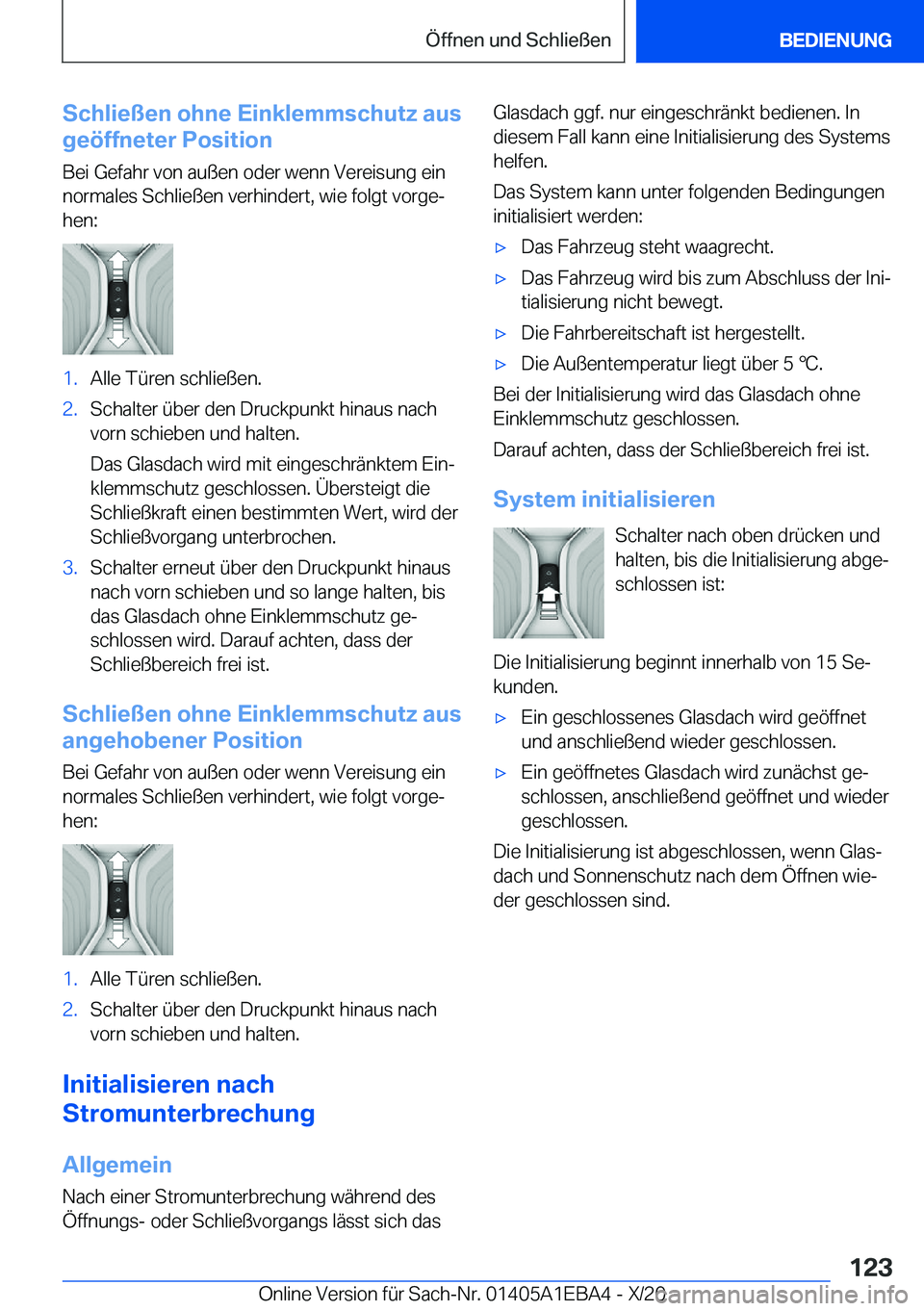 BMW 3 SERIES 2021  Betriebsanleitungen (in German) �S�c�h�l�i�e�