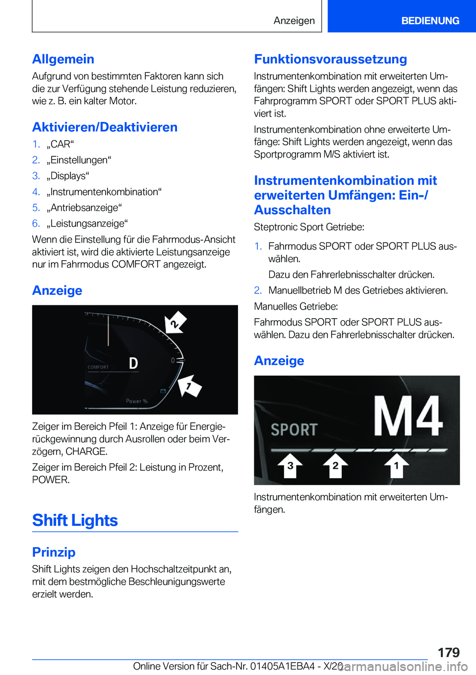 BMW 3 SERIES 2021  Betriebsanleitungen (in German) �A�l�l�g�e�m�e�i�n
�A�u�f�g�r�u�n�d��v�o�n��b�e�s�t�i�m�m�t�e�n��F�a�k�t�o�r�e�n��k�a�n�n��s�i�c�h
�d�i�e��z�u�r��V�e�r�f�