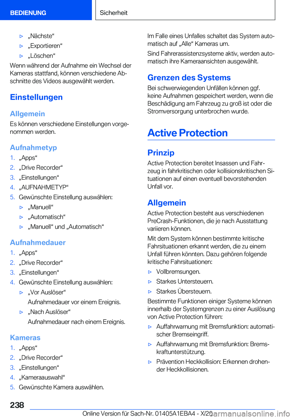 BMW 3 SERIES 2021  Betriebsanleitungen (in German) xx�N�